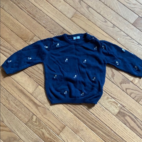 Mayoral Pullover Crewneck Sweater with Bulldogs - Picture 1 of 4